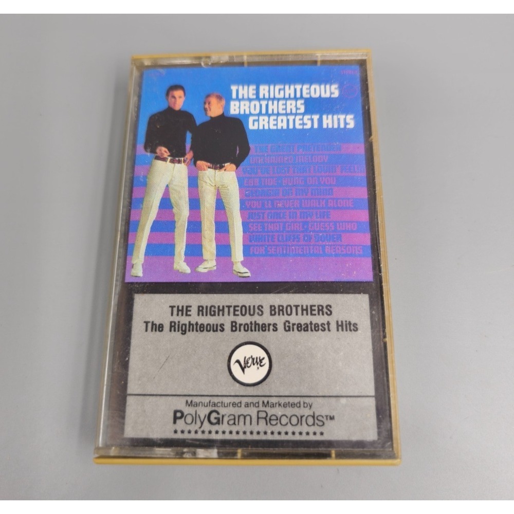 The Righteous Brothers Greatest Hits Cassette Tape Verve PolyGram Records